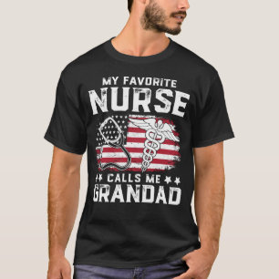 Mens My Lieblings-Krankenschwester nennt mich Gran T-Shirt