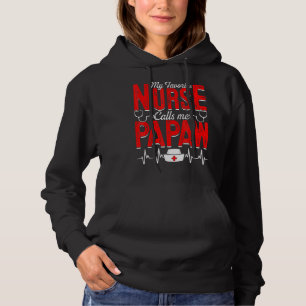Mens My Lieblings-Krankenschwester nennt mich Papa Hoodie