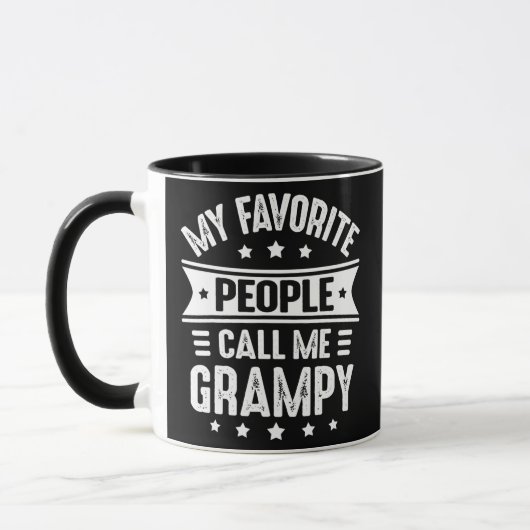 Mens My Lieblings-Leute nennen mich Grampy Vaters Tasse (Links)