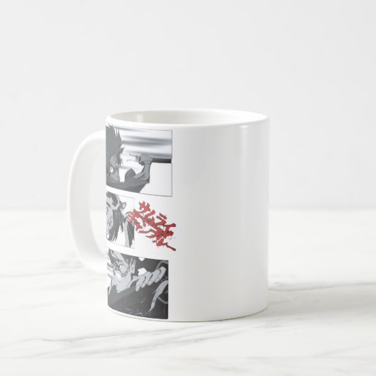 Mens My Lieblings-Manga Samurai Anime Champloo Gif Kaffeetasse (Vorderseite Links)