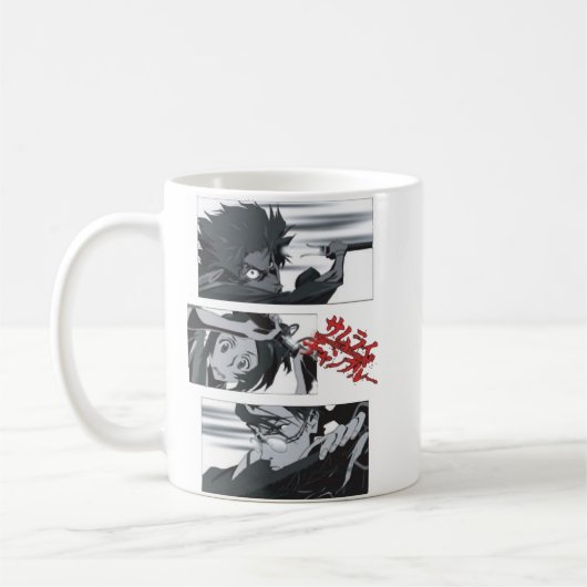 Mens My Lieblings-Manga Samurai Anime Champloo Gif Kaffeetasse (Links)