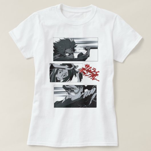 Mens My Lieblings-Manga Samurai Anime Champloo Gif T-Shirt (Design vorne)