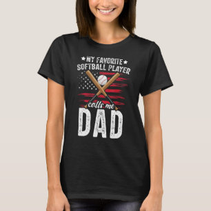 Mens My Lieblings-Software-Player nennt mich Vater T-Shirt