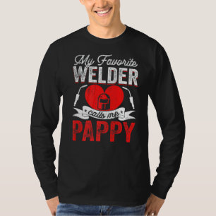 Mens My Lieblings Welder nennt mich Pappy Welding  T-Shirt