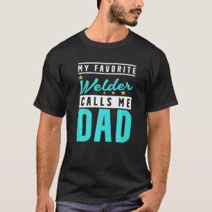 Mens My Lieblings Welder nennt mich Vater Welder V T-Shirt