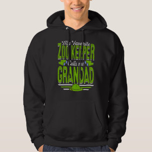 Mens My Lieblings Zoo Keeper nennt mich Grandad An Hoodie