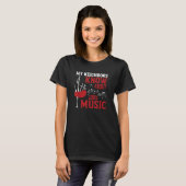 Mens My neighbors know about good music bagpipe T-Shirt (Vorne ganz)