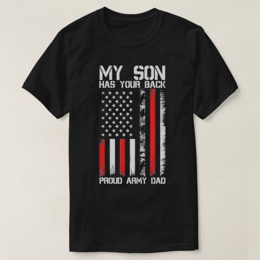 Mens My Son hat einen militärischen Vater mit dem T-Shirt (Design vorne)
