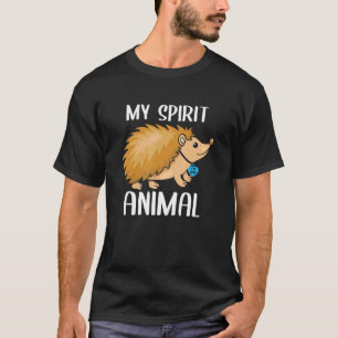 Mens My Spirit Animal Igel I Liebe Vater T-Shirt