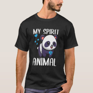 Mens My Spirit Animal Panda I Liebe Vater T-Shirt