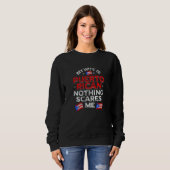 Mens My Wife Is Puerto Rican Nothing Scares Me Pue Sweatshirt (Vorne ganz)