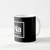 Mens na element narcotics anonymous recovery sober kaffeetasse (VorderseiteRechts)