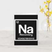 Mens na element narcotics anonymous recovery sober karte (Gelbe Blume)