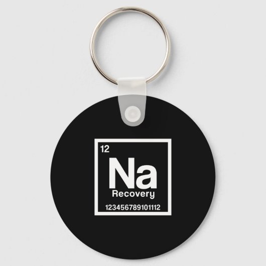 Mens na element narcotics anonymous recovery sober schlüsselanhänger (Vorderseite)