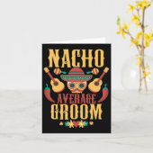 Mens Nacho Average Groom Cinco De Mayo Mexican Mat Karte (Gelbe Blume)
