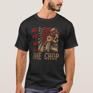 Mens Native Amerikanische Ureinwohner Chief Skull T-Shirt