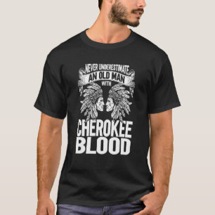 Mens Native Amerikanische Ureinwohner ein alter Ma T-Shirt