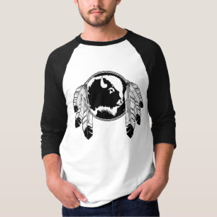 Men's Native Art Jersey Metis Wildlife Shirt Gesch