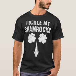 Mens Naughty St Patricks Day Dirty Spaß Mens Tick T-Shirt