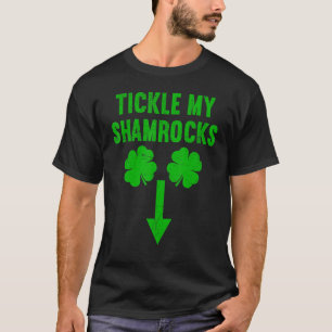 Mens Naughty St Patricks Day Dirty Spaß Mens Tick T-Shirt