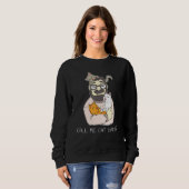 Mens nennt mich Cat Daddy Kitten Papa Kitty Vater Sweatshirt (Vorne ganz)