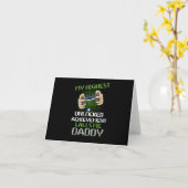 Mens Nerdy Funny Fathers Day Gamer Vater Video Gam Karte (Gelbe Blume)