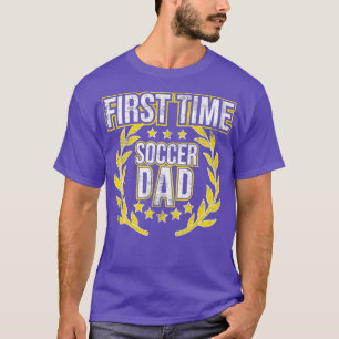 Mens Neuer Erster Mal Vater Inspirierender Fußball T-Shirt