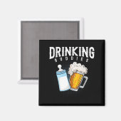 Mens New Dad Beer And Milk Joke Magnet (Vorderseite/Rückseite)