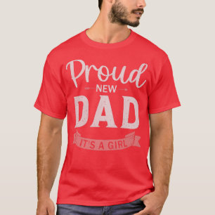 Mens New Dad Gender Reveal Party stolz New Dad It' T-Shirt