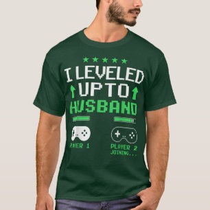 Mens New Groom Funny Video Game Lovers Leveli T-Shirt