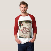 Mens New look Weihnachts-Hemden T-Shirt (Vorne ganz)