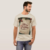 Mens New look Weihnachts-Hemden T-Shirt (Vorne ganz)