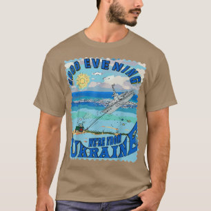 Mens New Postage Stamp Ukraine Farmer Tractor P T-Shirt