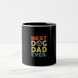 Mens Newfoundland Bester Hund Papa Aller Zeiten Va Zweifarbige Tasse