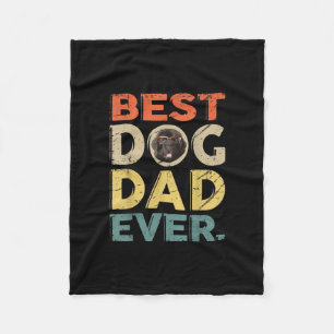 Mens Newfundland Bester Hund Vater je Fars Day Fleecedecke