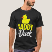 Mens Niedlich Duckling Duckies Daddy Duck Father's T-Shirt (Vorderseite)