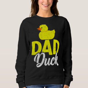 Mens Niedlich Duckling Duckies Vater Duck Vatertag Sweatshirt