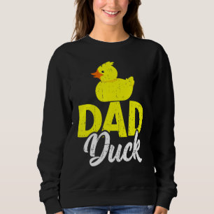 Mens Niedlich Duckling Duckies Vater Duck Vatertag Sweatshirt