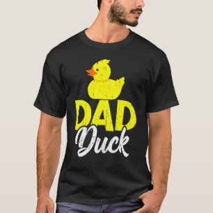 Mens Niedlich Duckling Duckies Vater Duck Vatertag T-Shirt