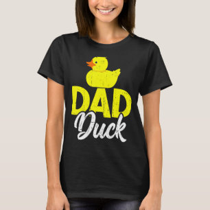 Mens Niedlich Duckling Duckies Vater Duck Vatertag T-Shirt