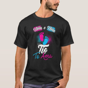 Mens Niña O Niño Tu Tio Te Ama Revelación De Gene T-Shirt