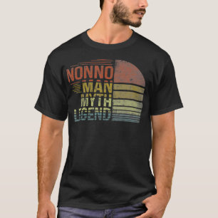 Mens Nonno Man Mythos Legend Vintag Men Retro Clas T-Shirt