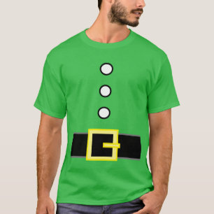 Mens Novelty Christmas SANTA'S ELF ANZUG COSTUME T-Shirt