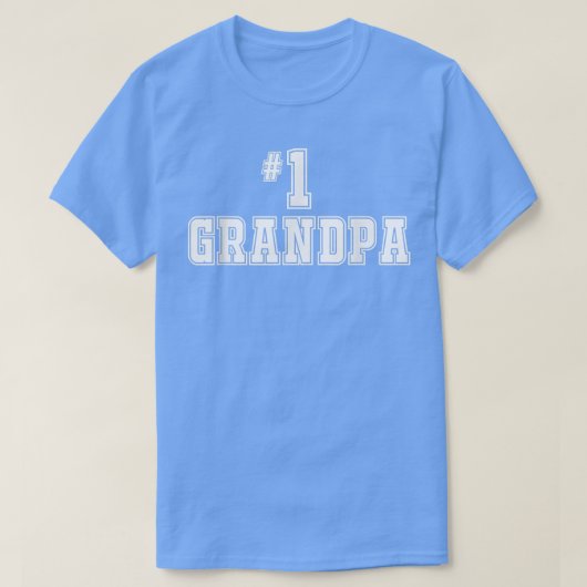 Men's Number 1 1 Grandpa  Grandfather  T-Shirt (Design vorne)