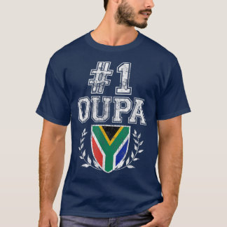 Mens Number One Oupa Afrikaans Grandfather  T-Shirt
