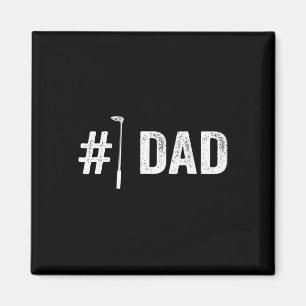 Mens Nummer eins Golf Vater für Vatertag #1 Daddy Magnet