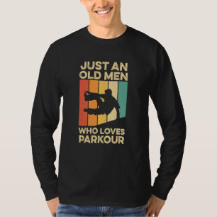 Mens nur ein alter Mann, der Liebe Parkour-Angebot T-Shirt