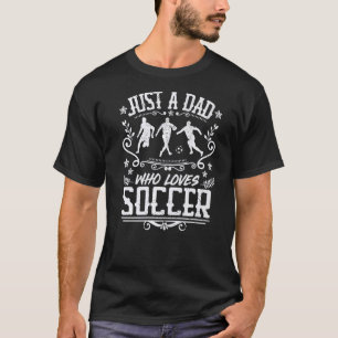 Mens nur ein Vater, der Liebe Fußballspieler Vater T-Shirt