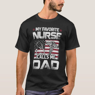 Mens Nurse Vater Vathers Day Meine Lieblings-Krank T-Shirt