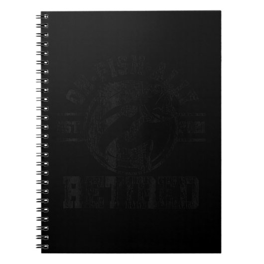 Mens O-Fish-Ally Remüde 2021 Fisherman Fishing RE Notizblock (Vorderseite)